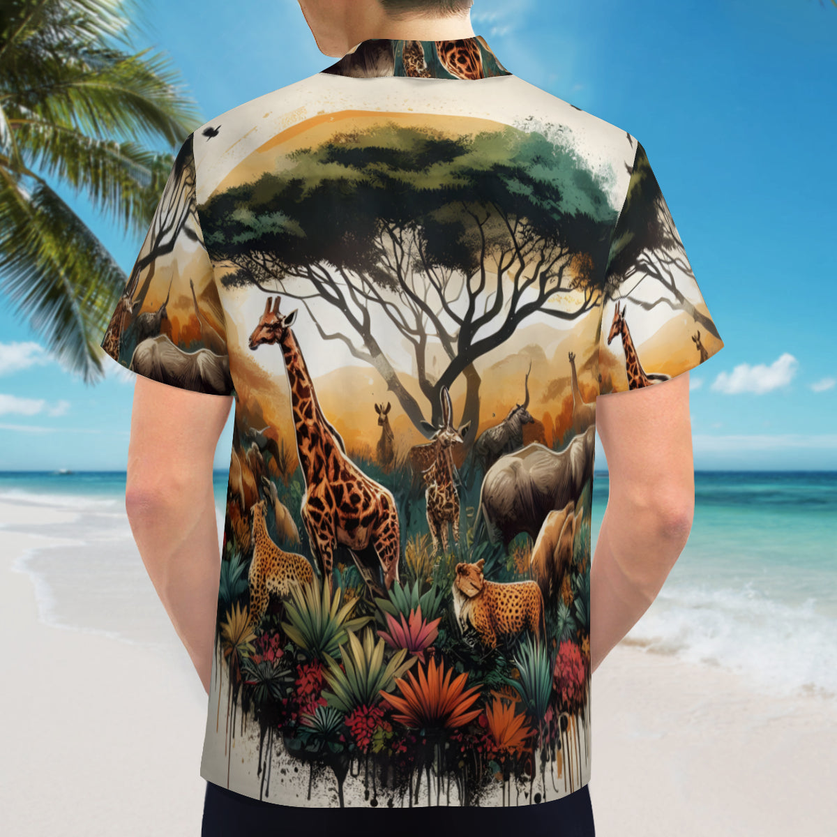 Animal Kingdom Short Sleeves Men's Shirt