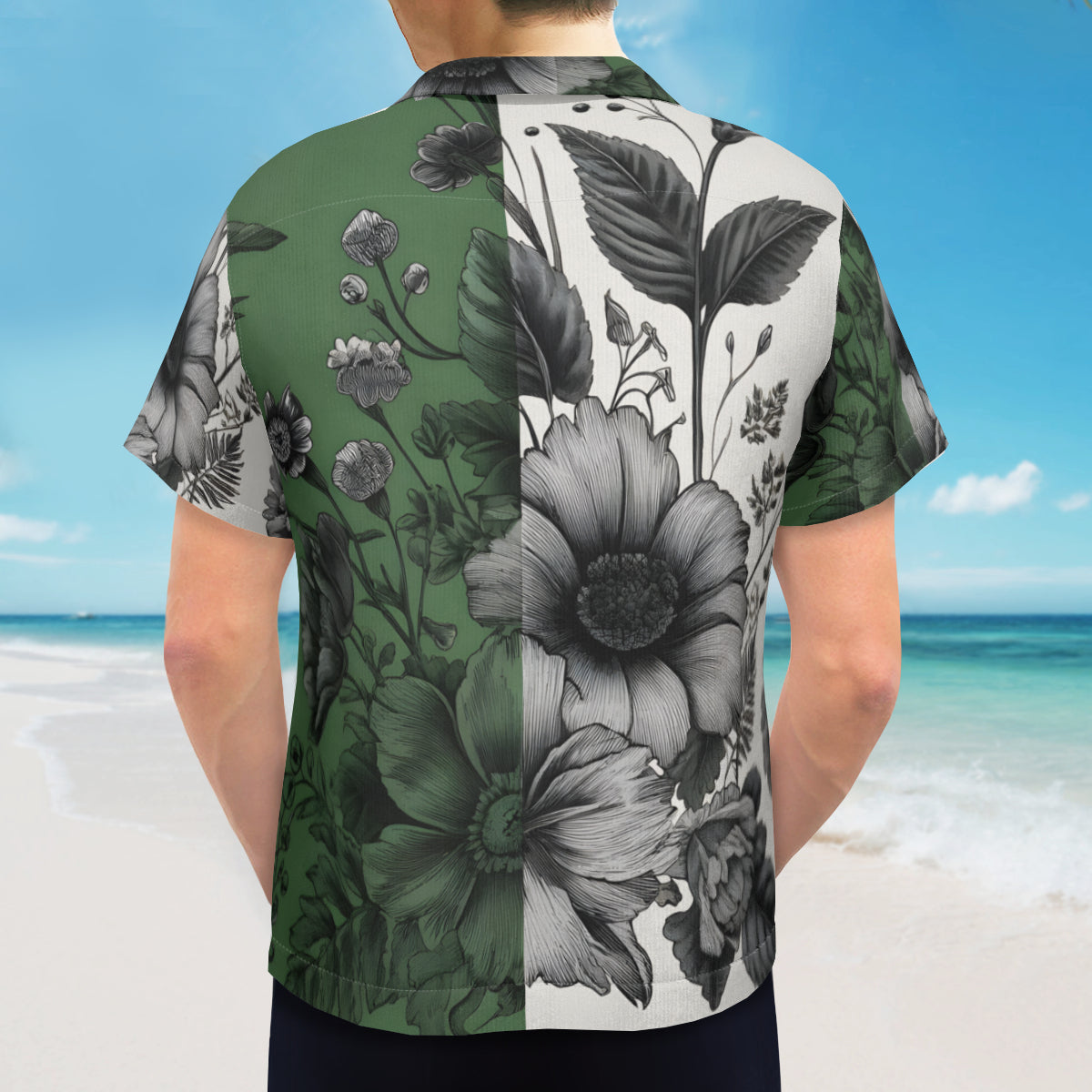 Botanical Short Sleeves Men's Shirt