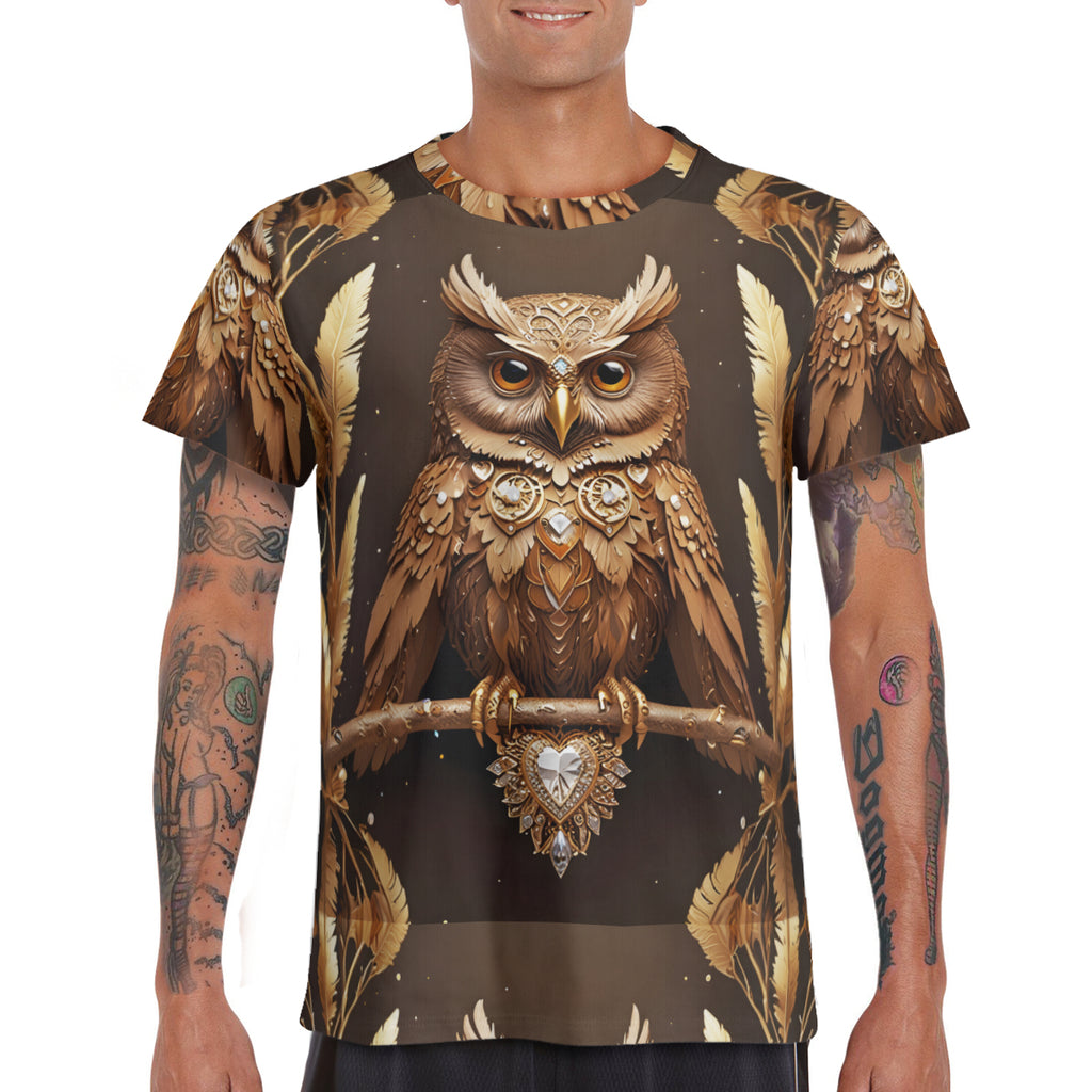 Elegant Owl Men's Comfort T-Shirt