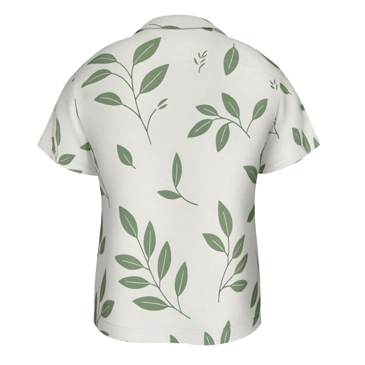 Abstract Floral Short Sleeves Men's Shirt