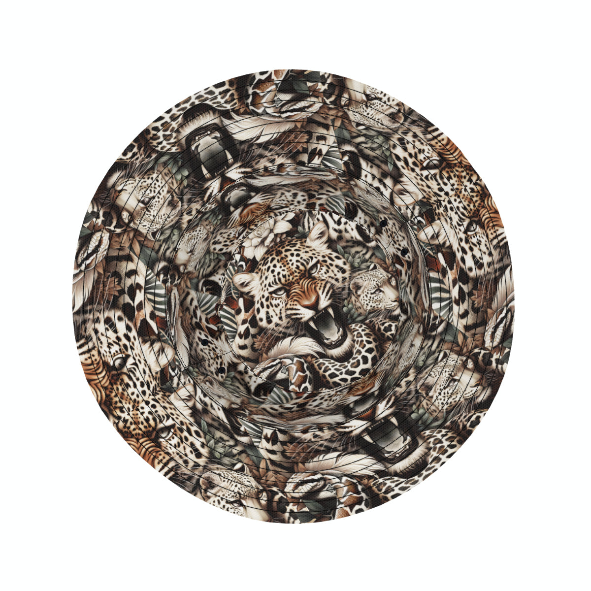 Tiger Double-Sided Unisex Polyester Bucket Hat