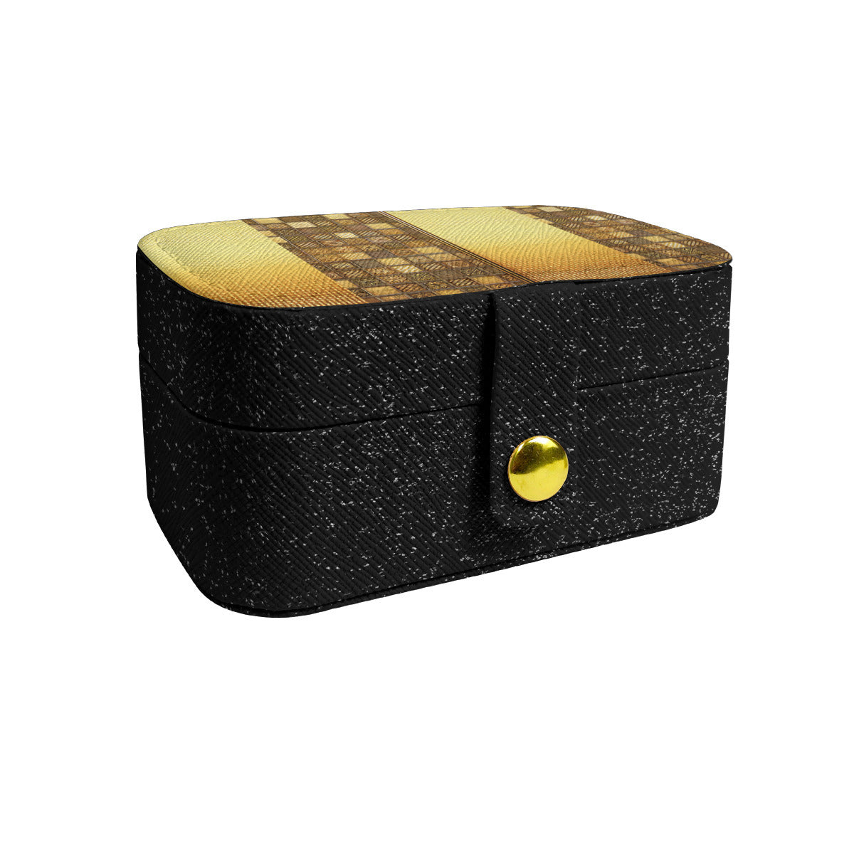 Golden Style Personalized Portable Jewelry Box