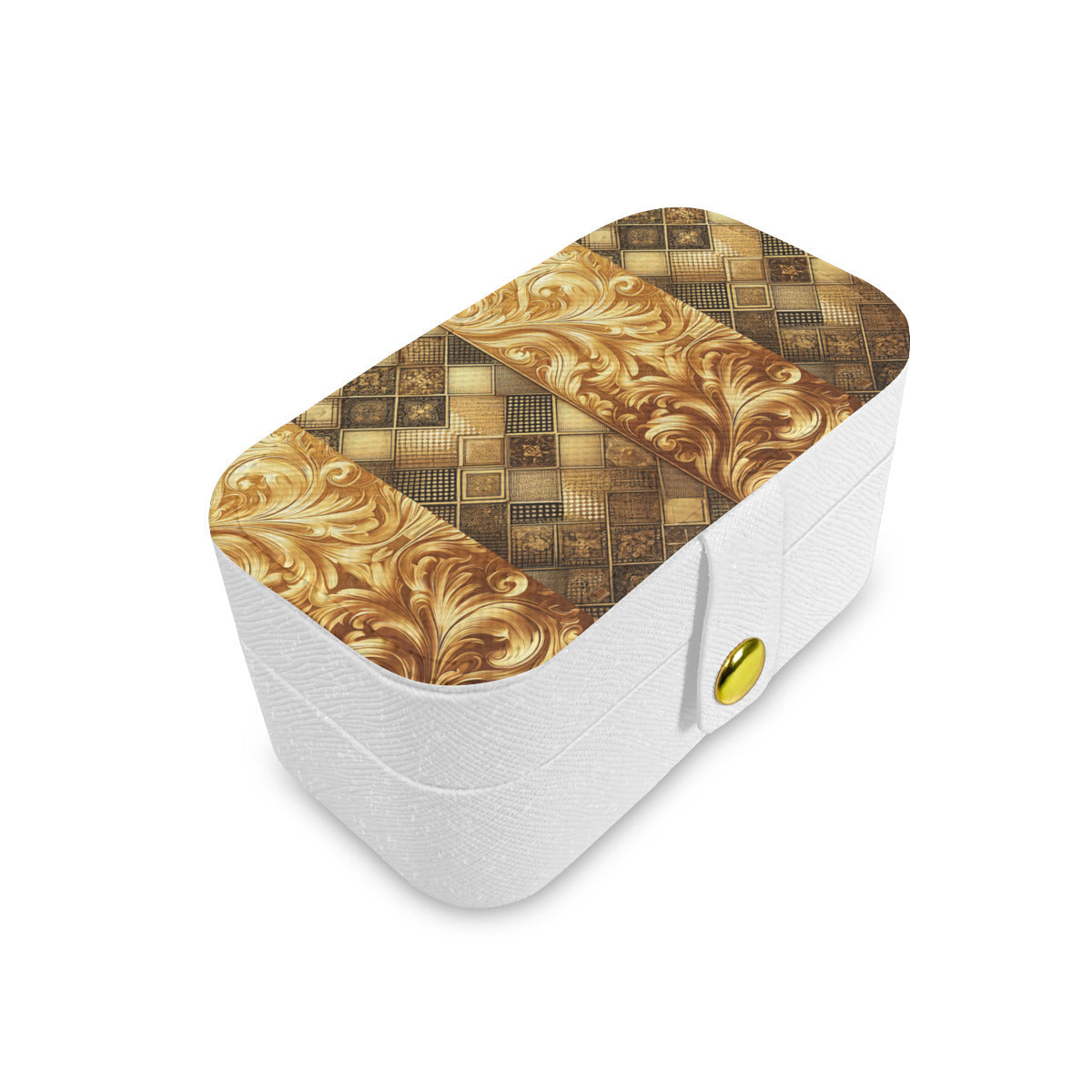 Golden Style Personalized Portable Jewelry Box