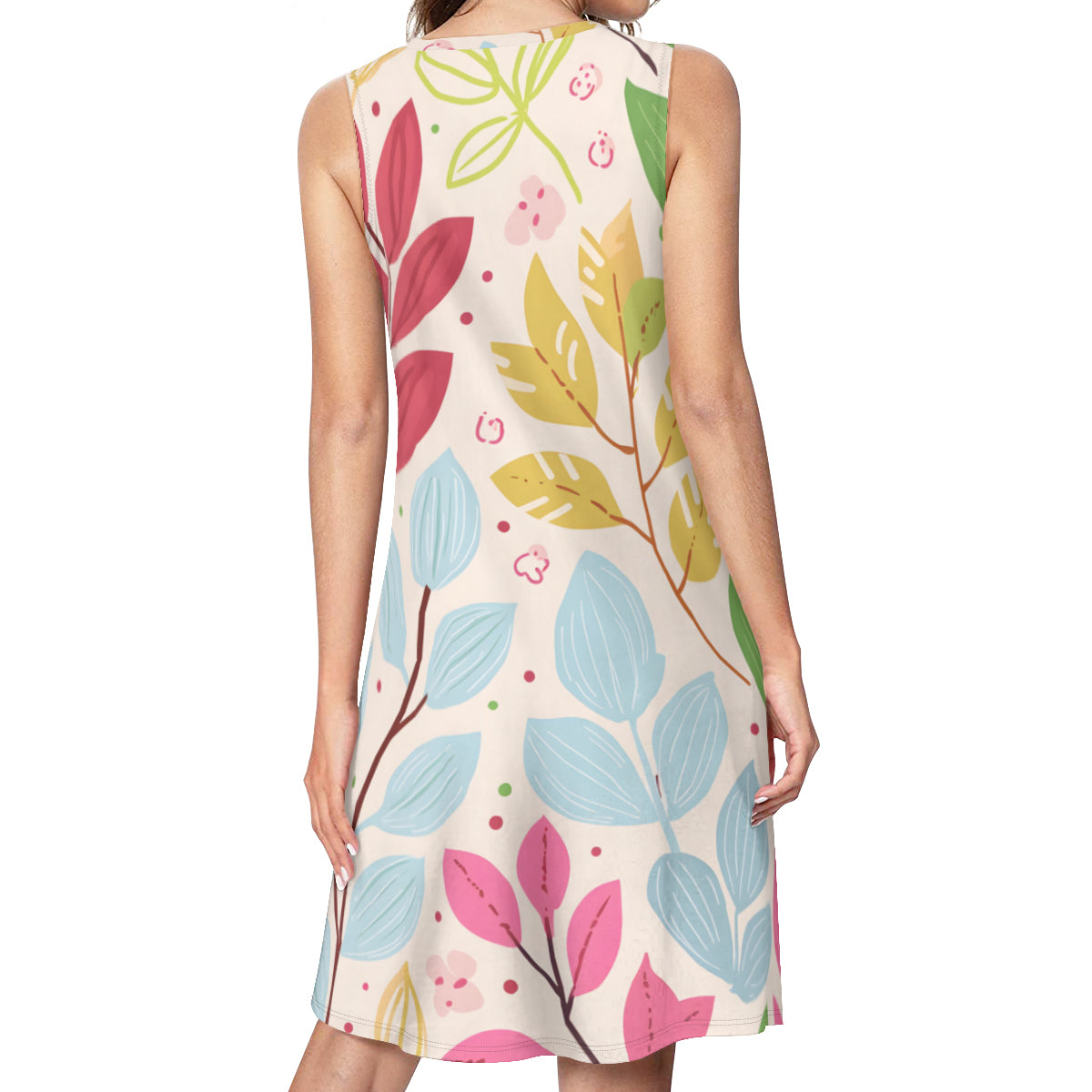 Floral Women's Casual Dress | Polyester