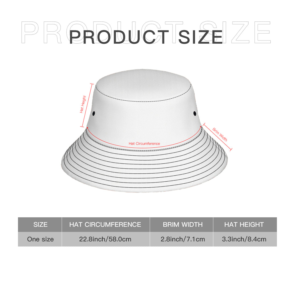 Aboriginal Doodle Pattern Double-Sided Unisex Polyester Bucket Hat