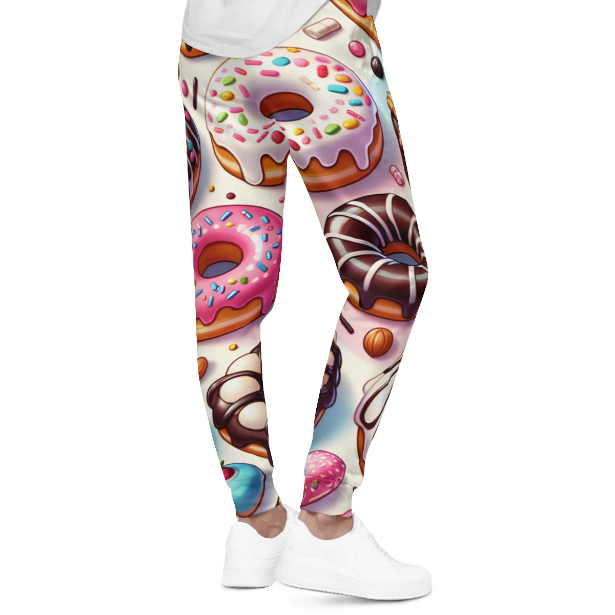 Donut Men's Adult Hoodie Set (Double-Layer Hood) | Health Fabric