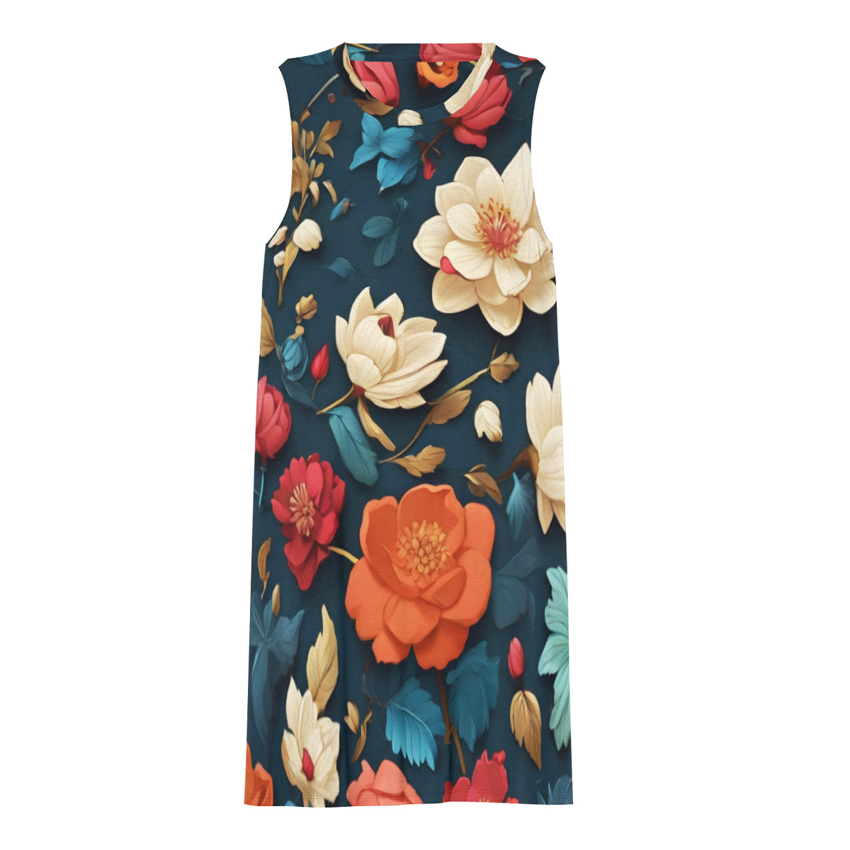 Floral Women's Casual Dress | Polyester