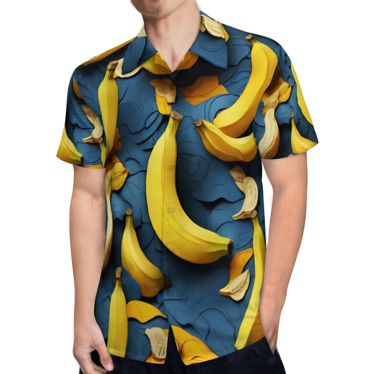 Banana Short Sleeves Men's Shirt