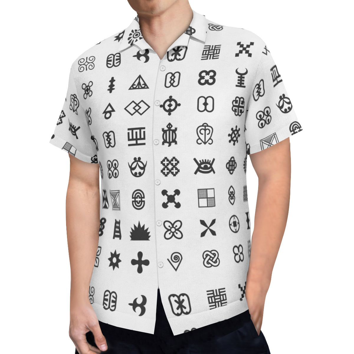 Adinkra Symbols Short Sleeves Men's Shirt