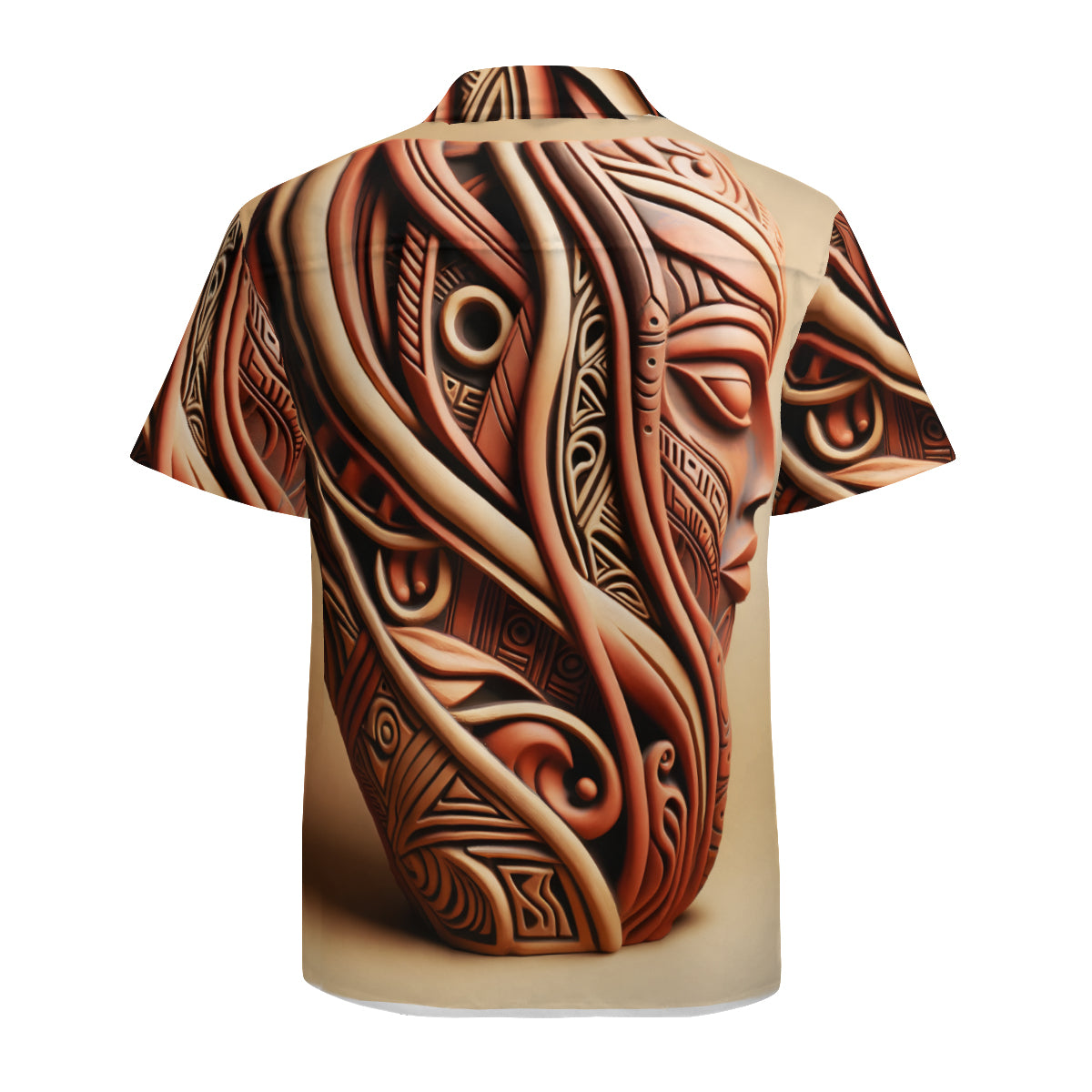 Terracota Design Short Sleeves Men's Shirt
