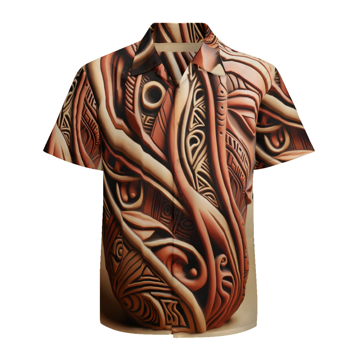 Terracota Design Short Sleeves Men's Shirt