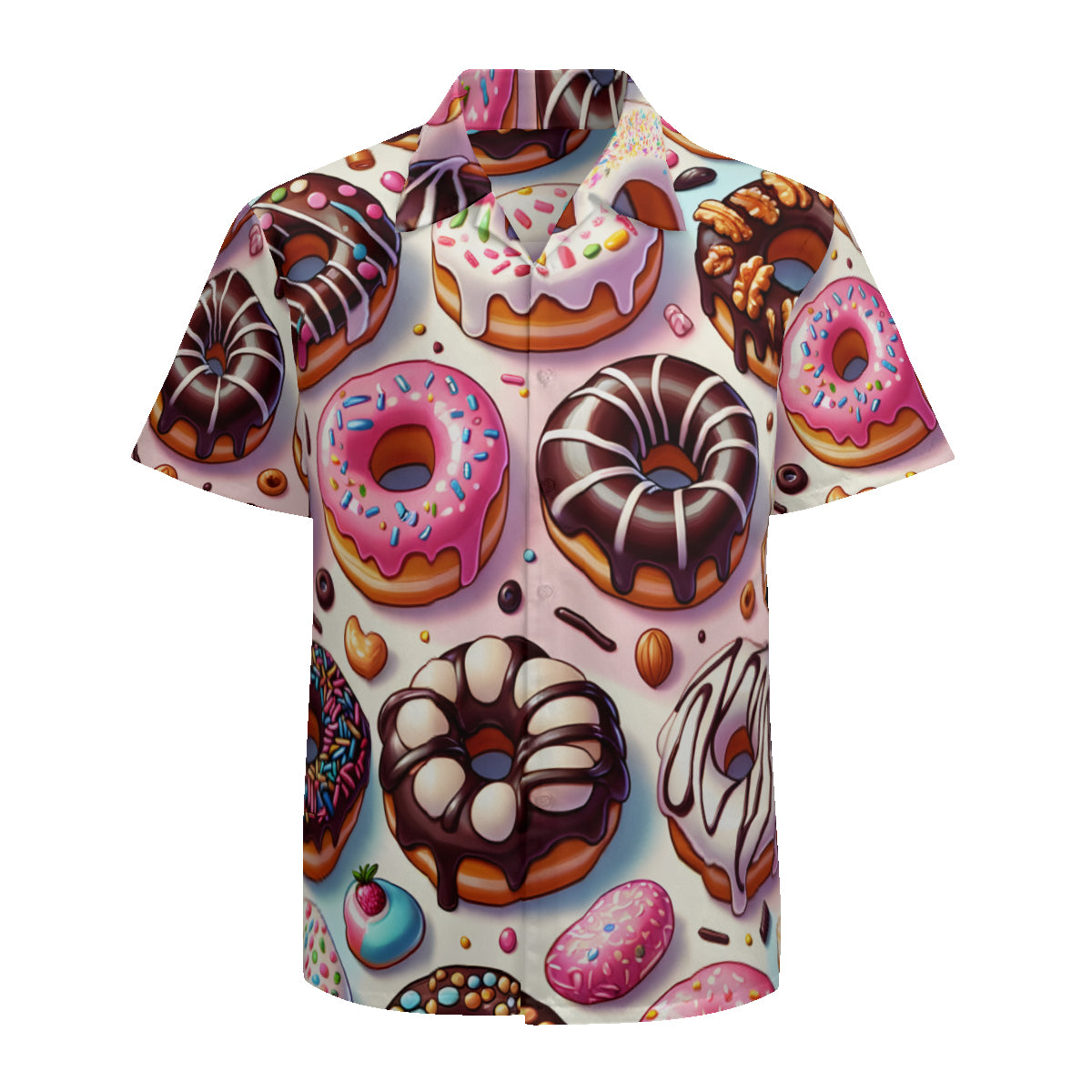 Donut Short Sleeves Men's Shirt