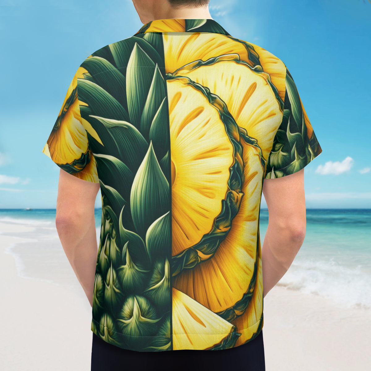 Pineapple Short Sleeves Men's Shirt