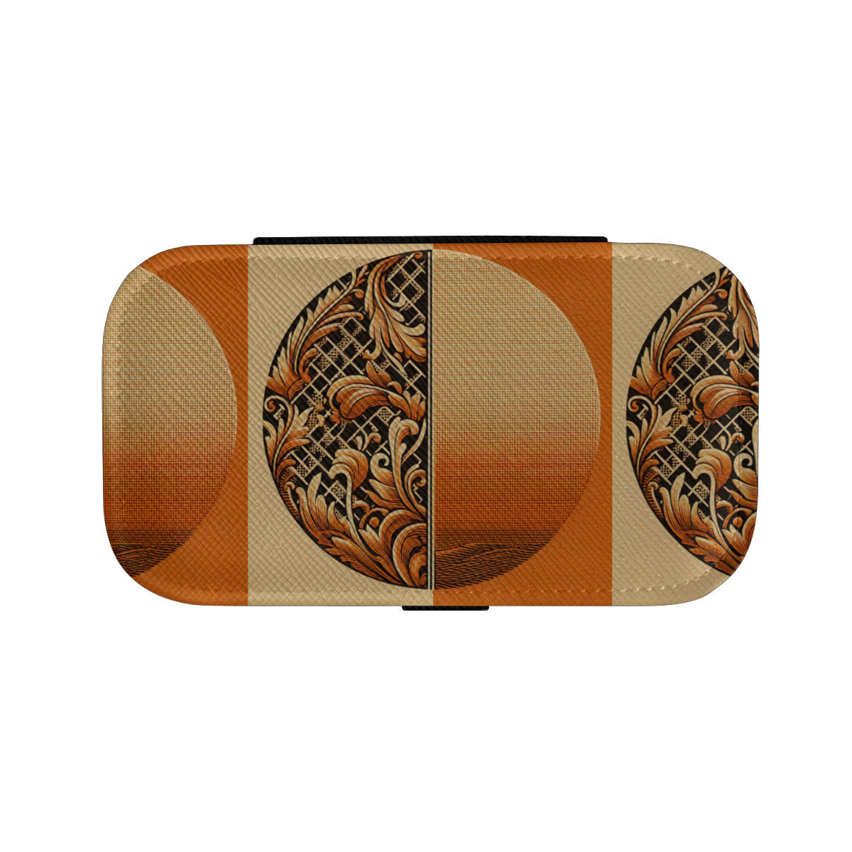 Orange Style Personalized Portable Jewelry Box