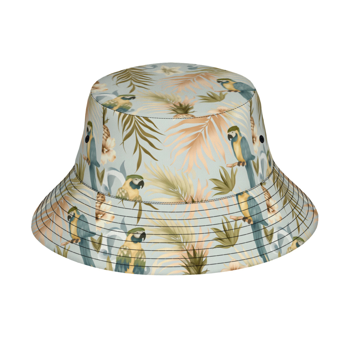 Tropical Double-Sided Unisex Polyester Bucket Hat