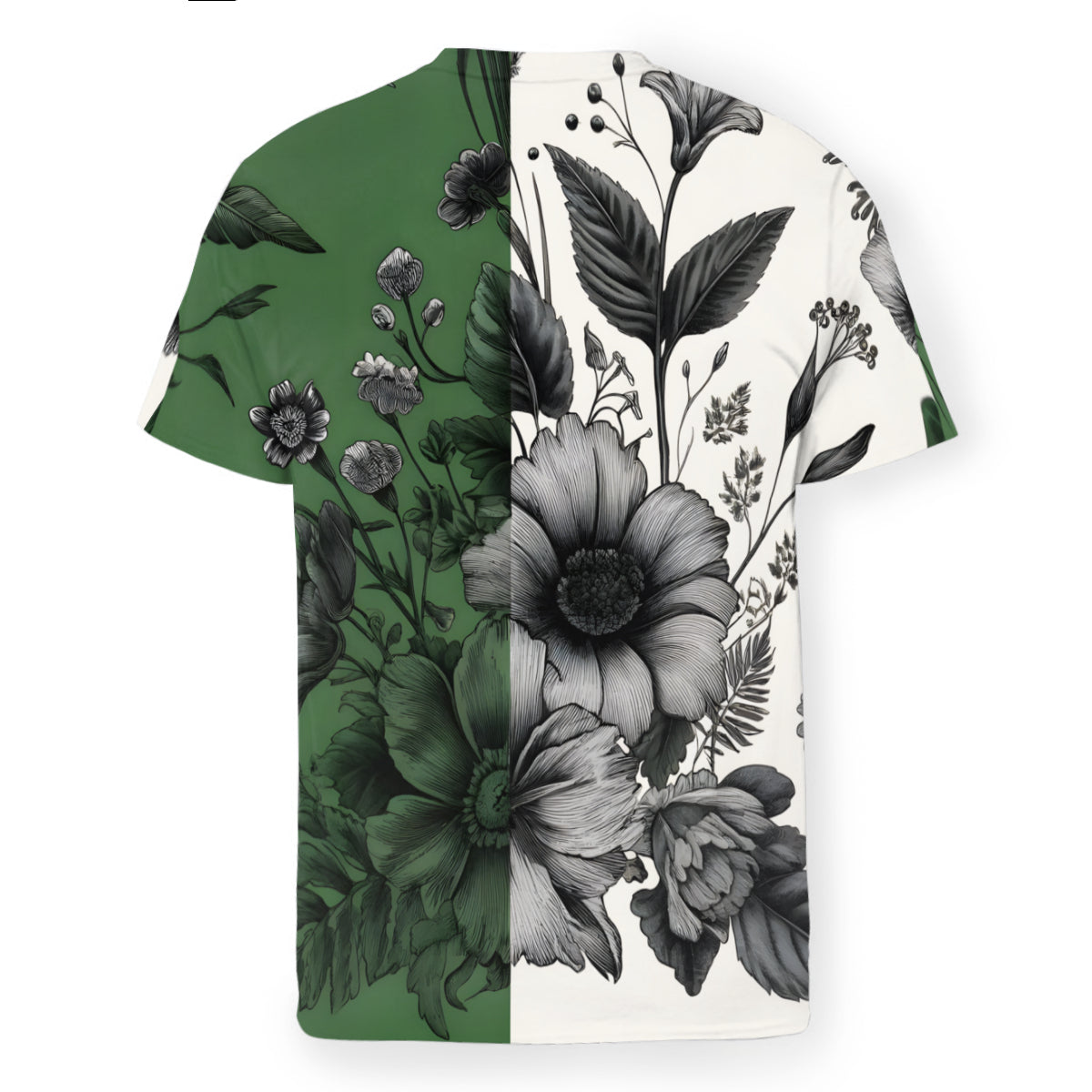 Botanical Men's Short-Sleeved Mesh Cloth T-Shirt｜Polyester