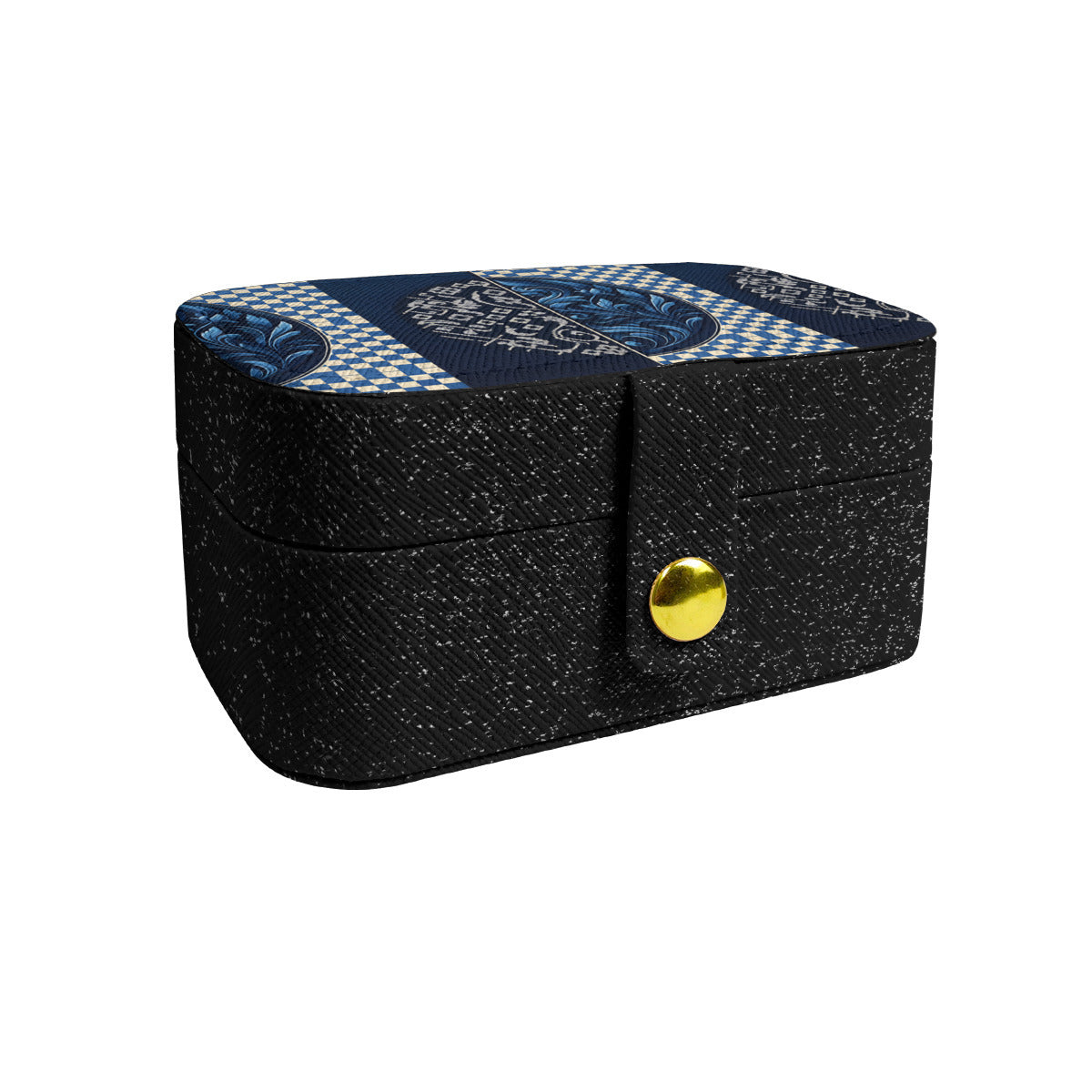 Denim Style Personalized Portable Jewelry Box