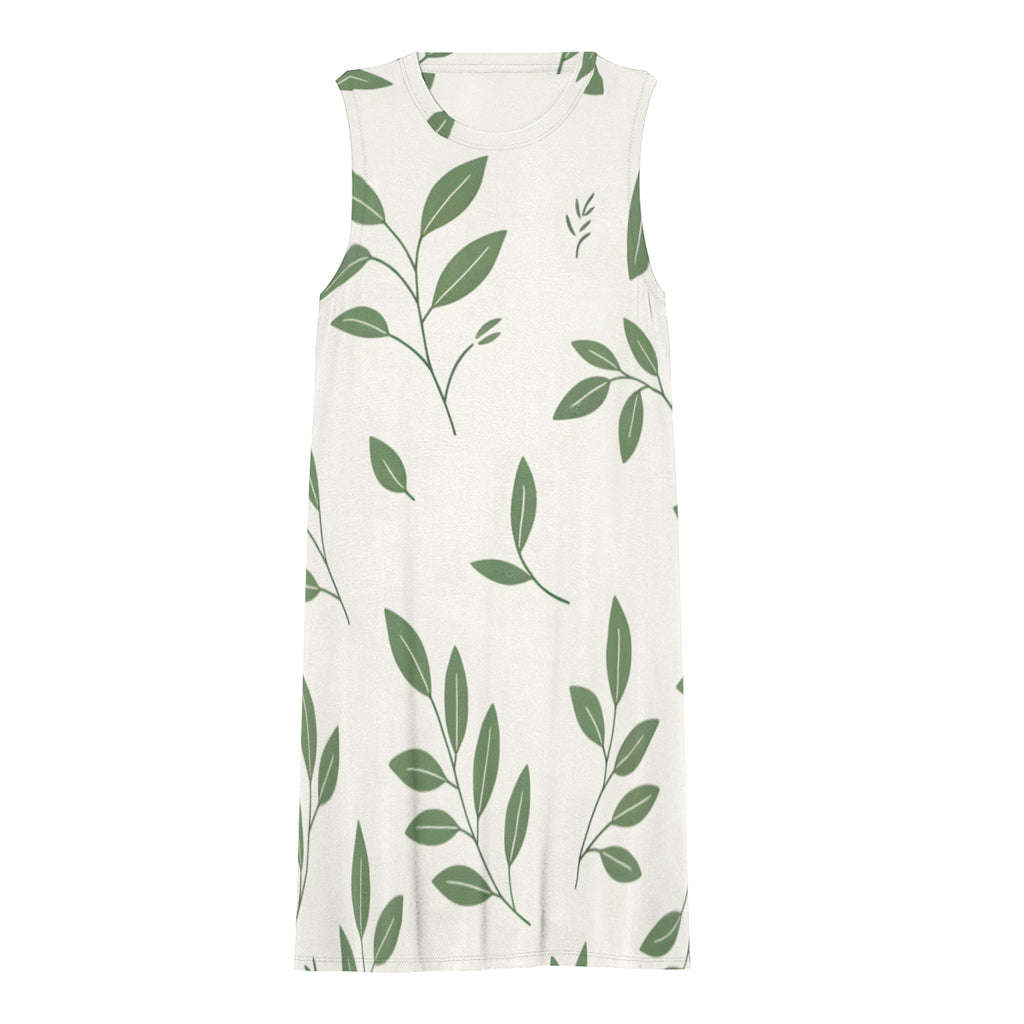 Minimalistic Floral Women's Casual Dress | Polyester
