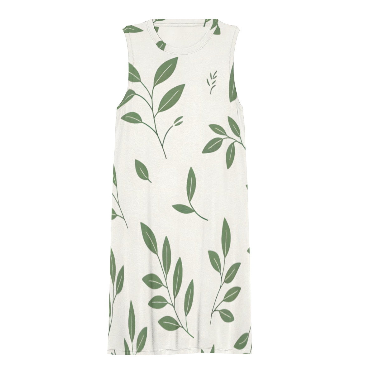 Minimalistic Floral Women's Casual Dress | Polyester