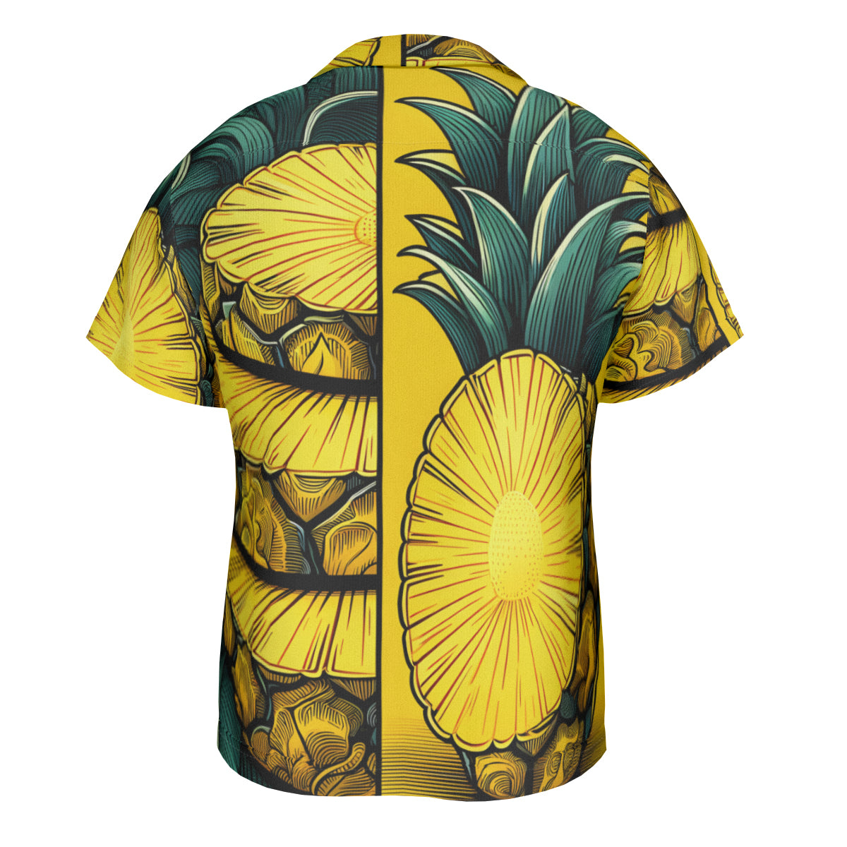 Pineapple Slices Short Sleeves Men's Shirt