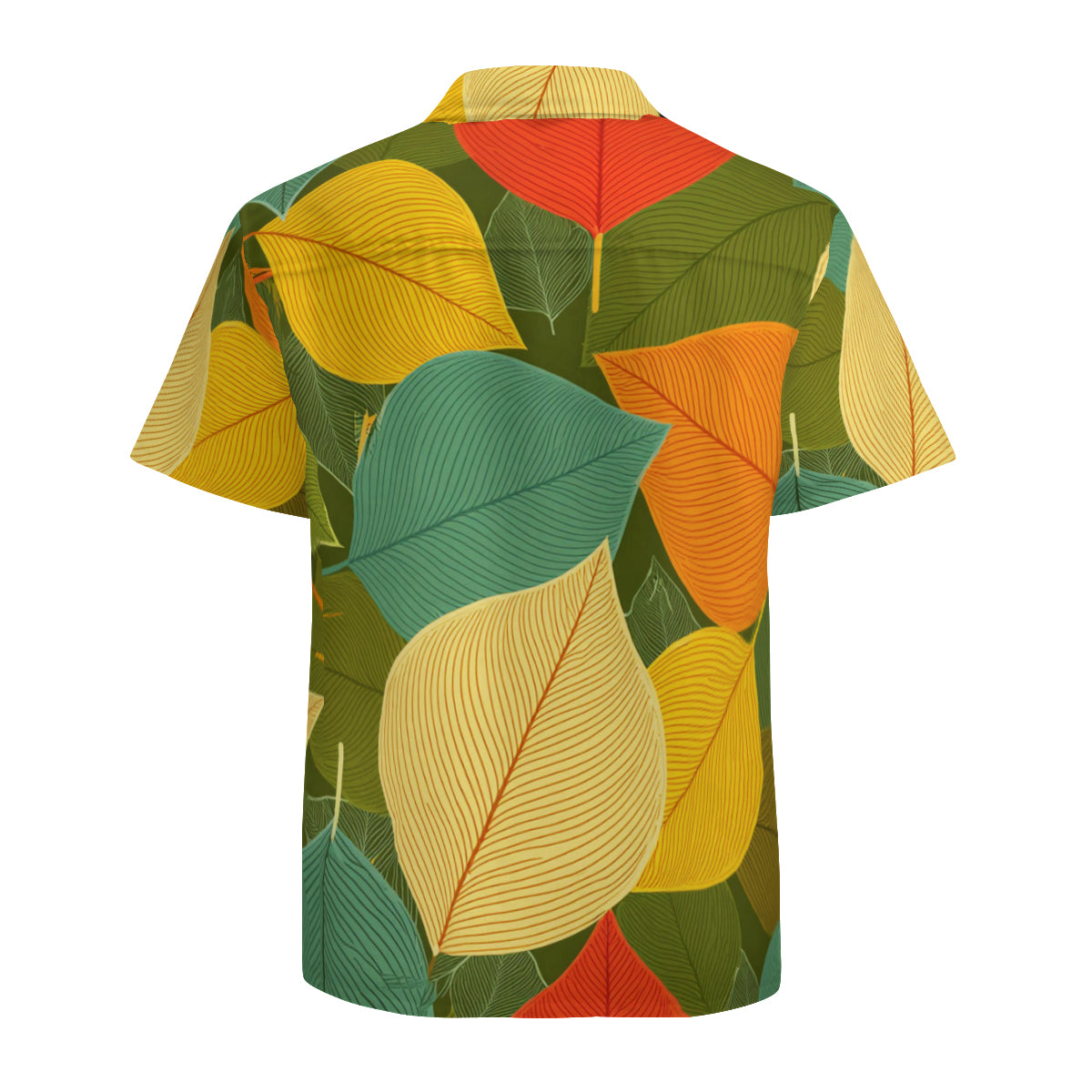 Autumn Floral Short Sleeve Shirt
