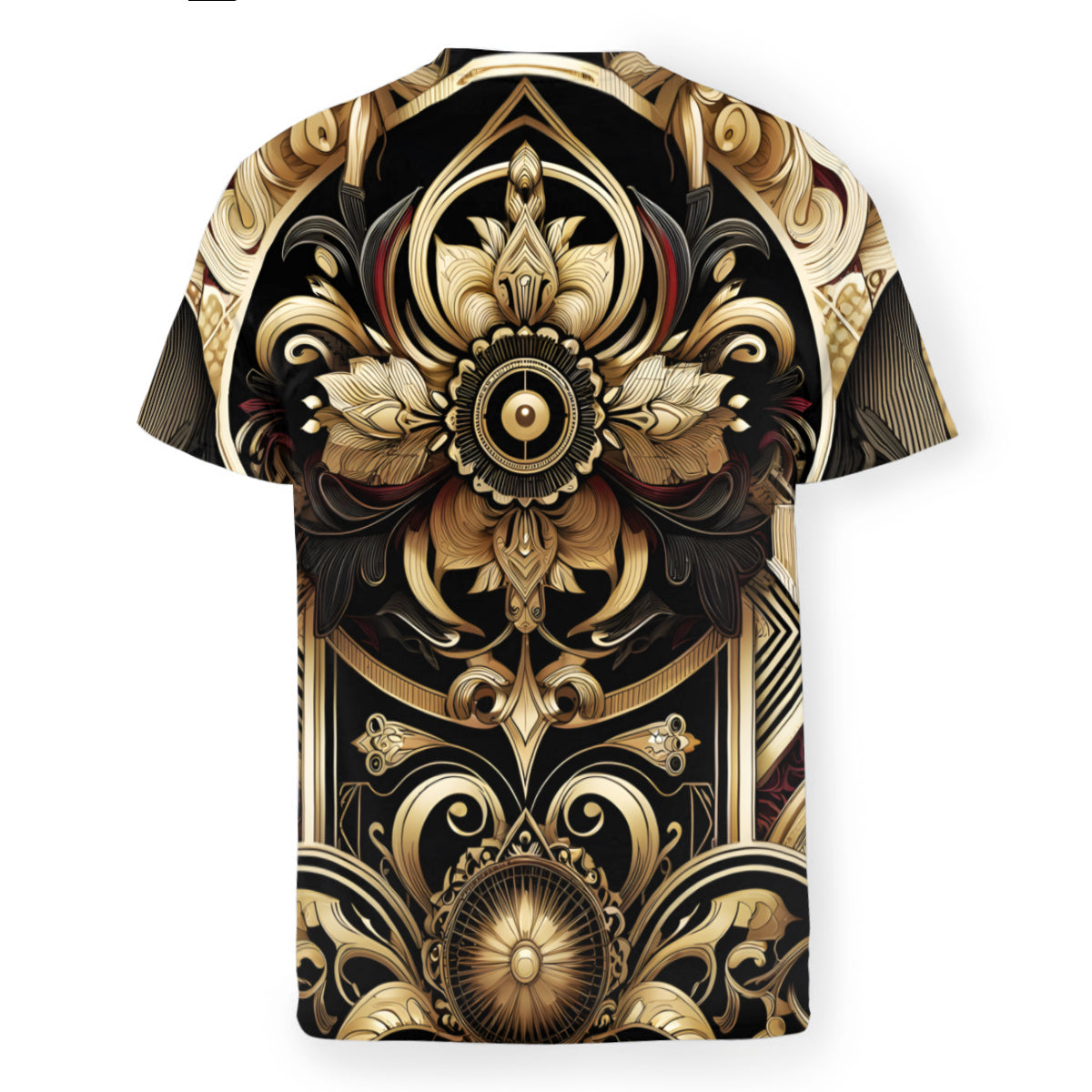 Abstract Elegance All-Over Print Men's Short-Sleeved Mesh T-Shirt｜Polyester