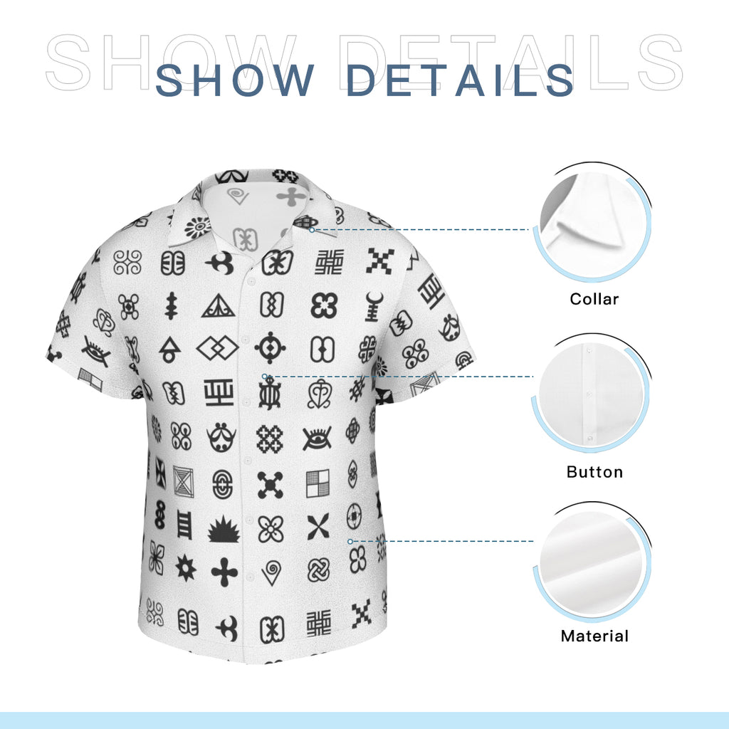 Adinkra Symbols Short Sleeves Men's Shirt