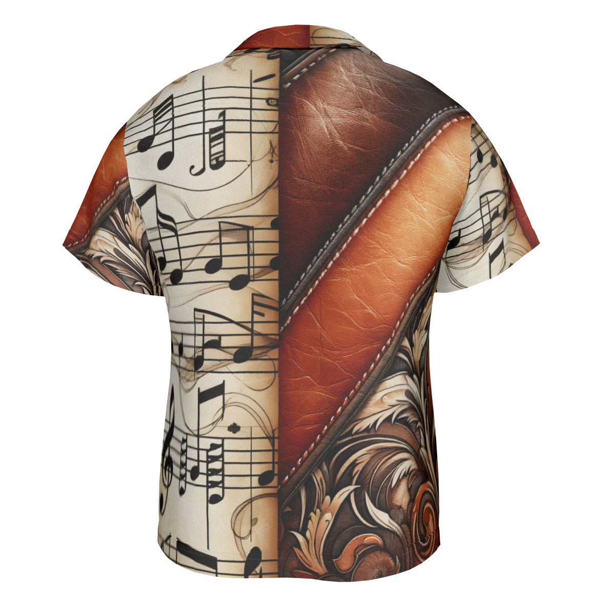 Musical Leather Harmony  Short Sleeves Men's Shirt