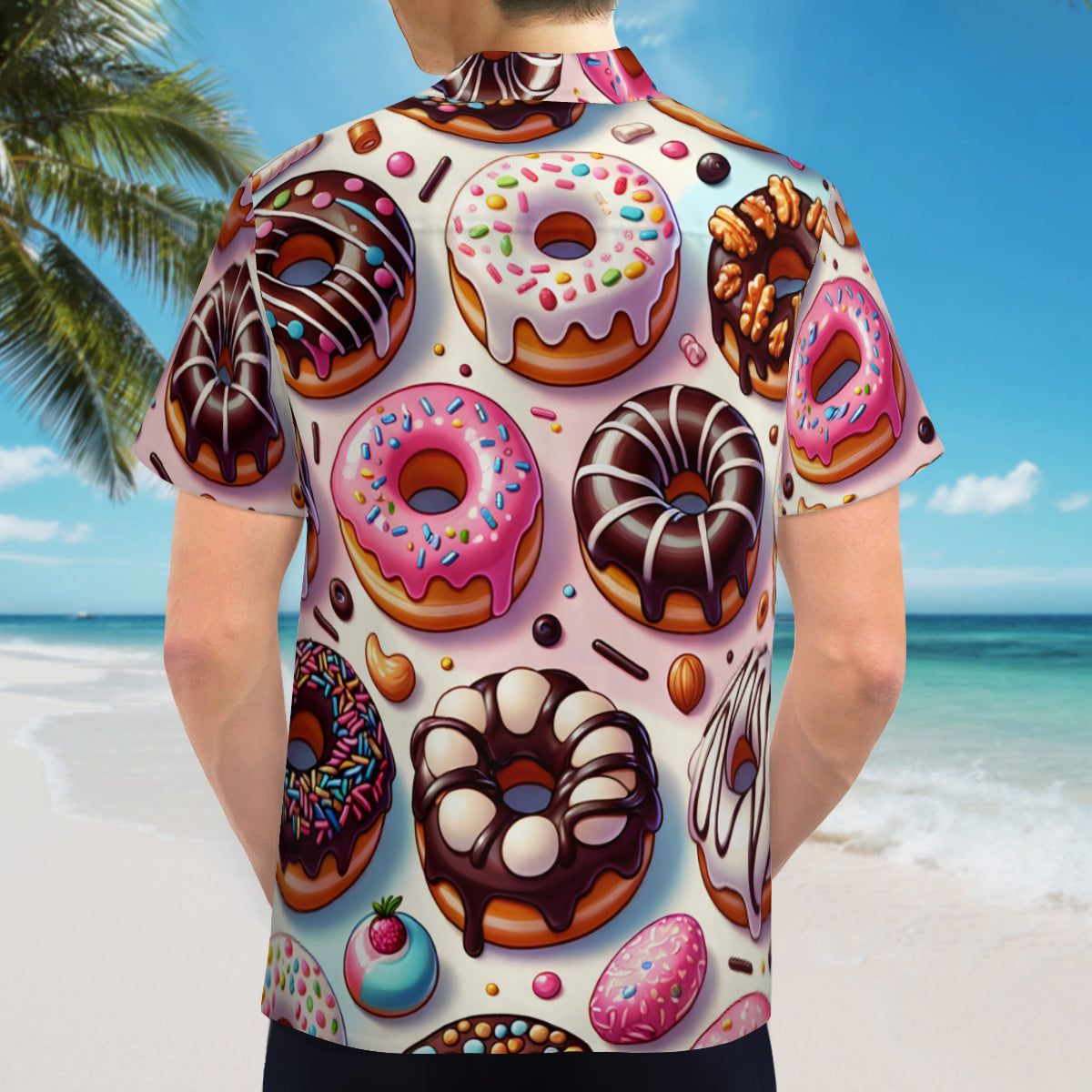 Donut Short Sleeves Men's Shirt