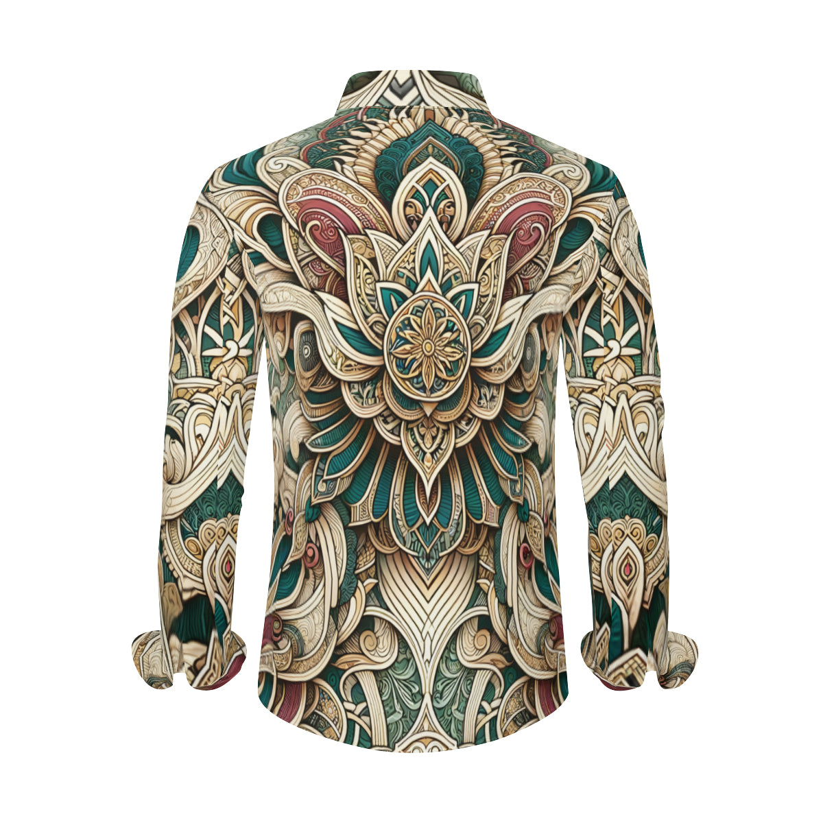 Intricate Luxury Pattern Long Sleeves Men's Shirt