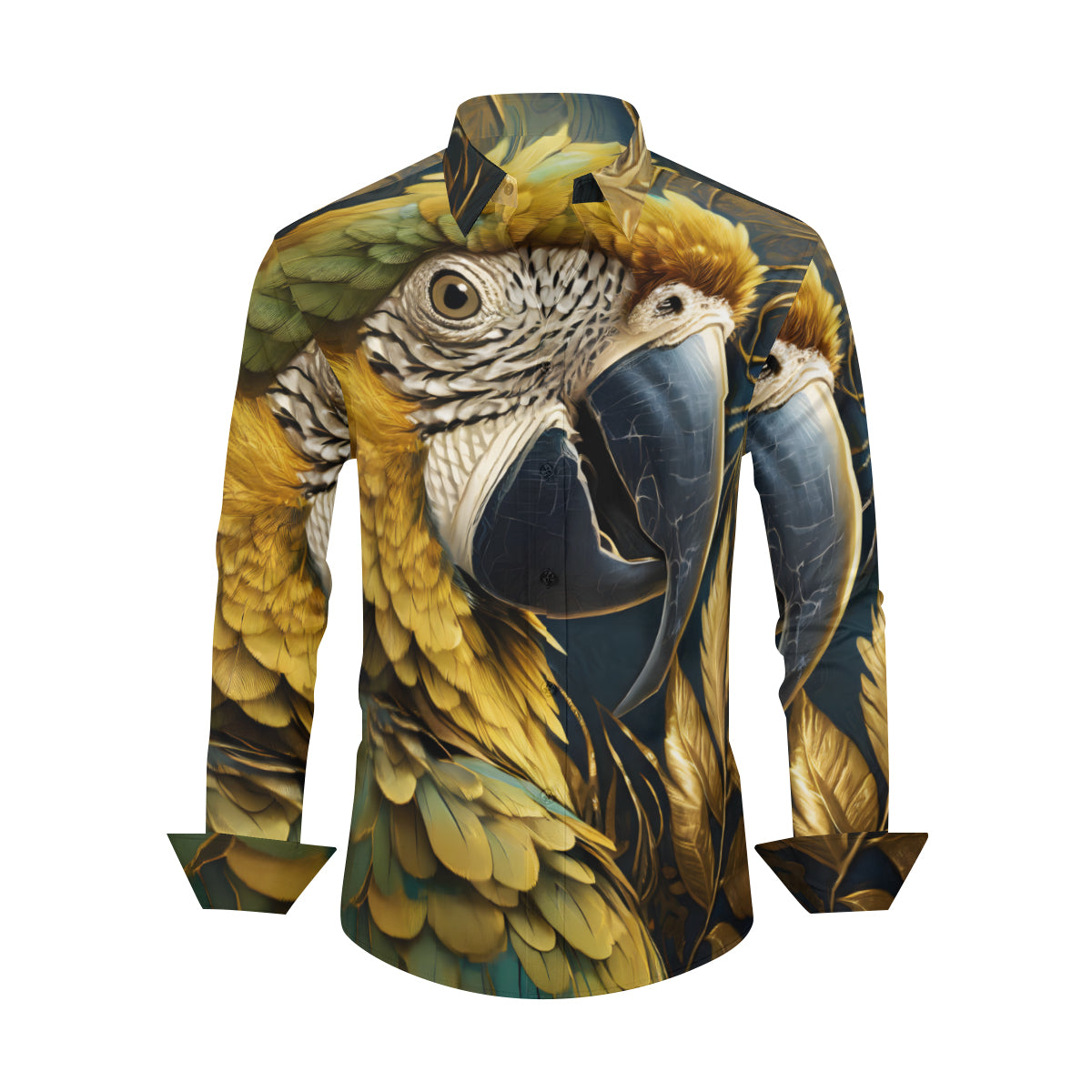 Parrot Men's Classic Long-Sleeved Shirt | Polyester