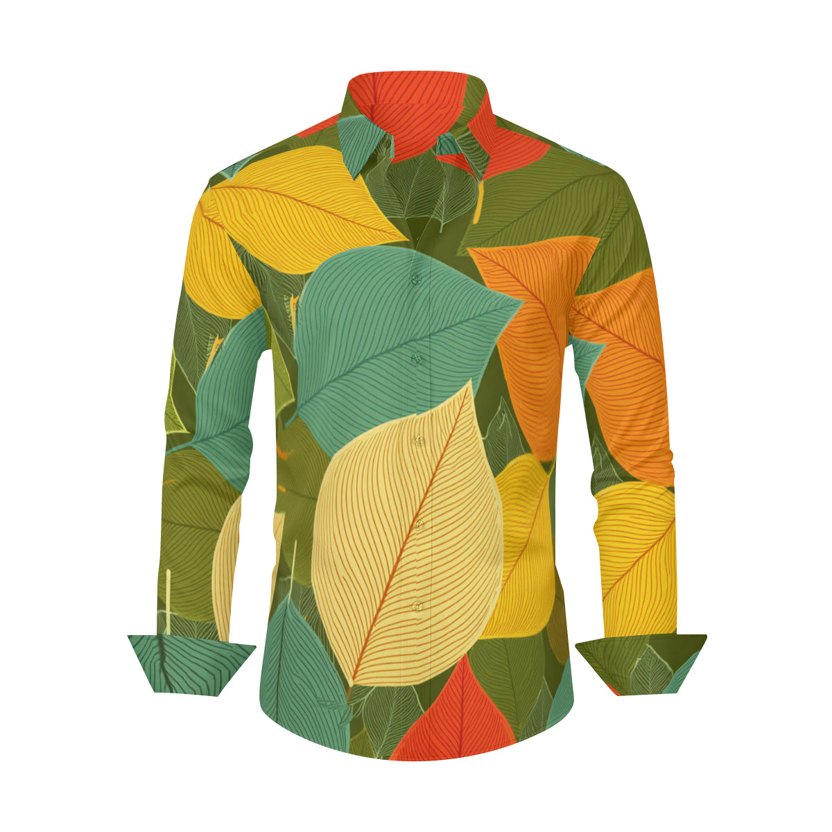 Autumn Floral Classic Long Sleeve Shirt