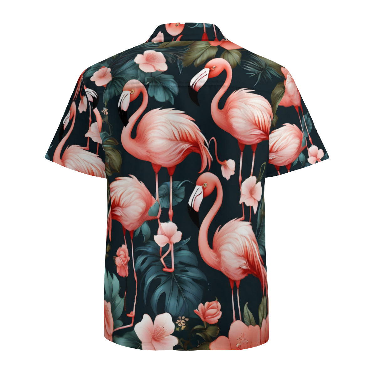 Flamingo Short Sleeves Men's Shirt