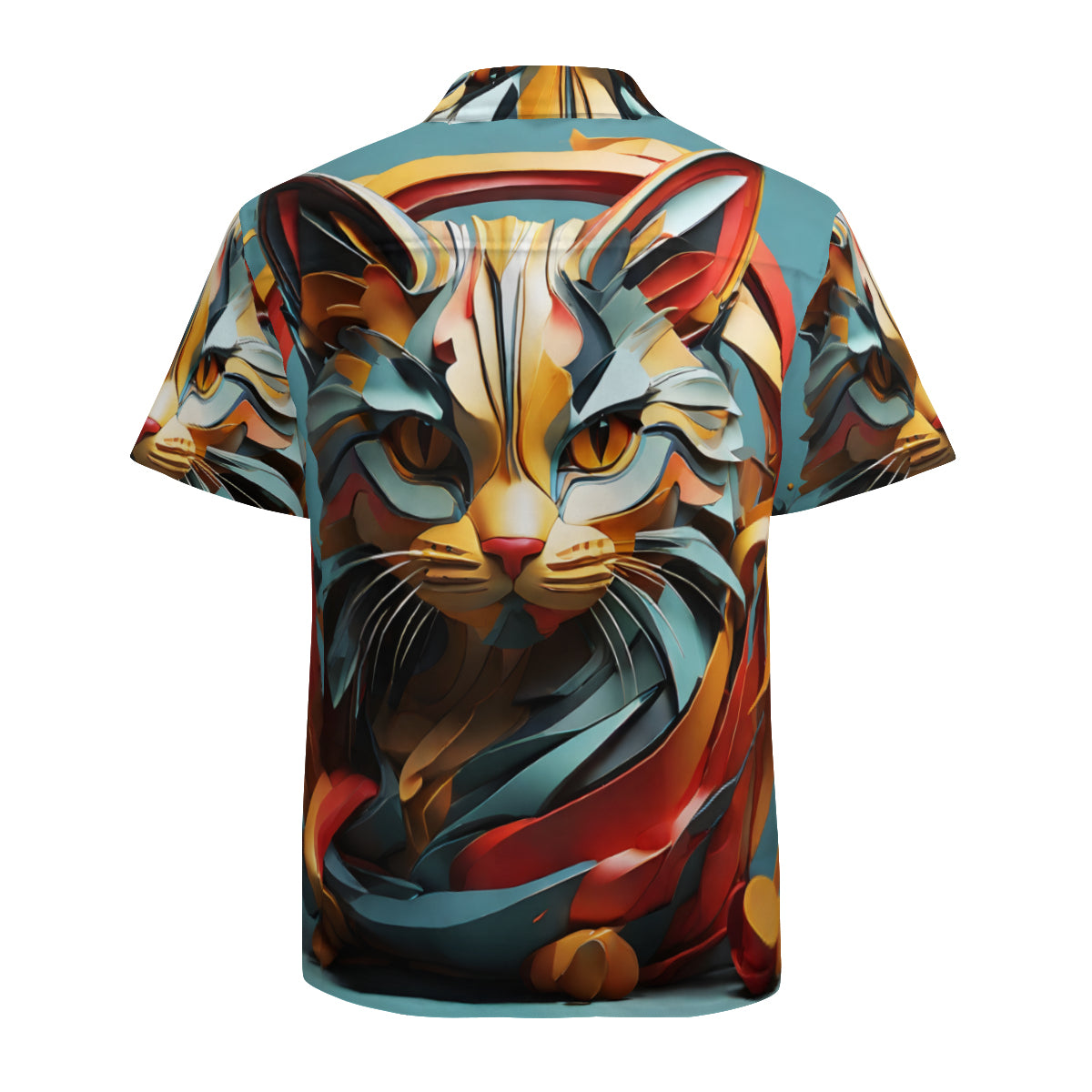 Cat Lovers Short Sleeves Men's Shirt