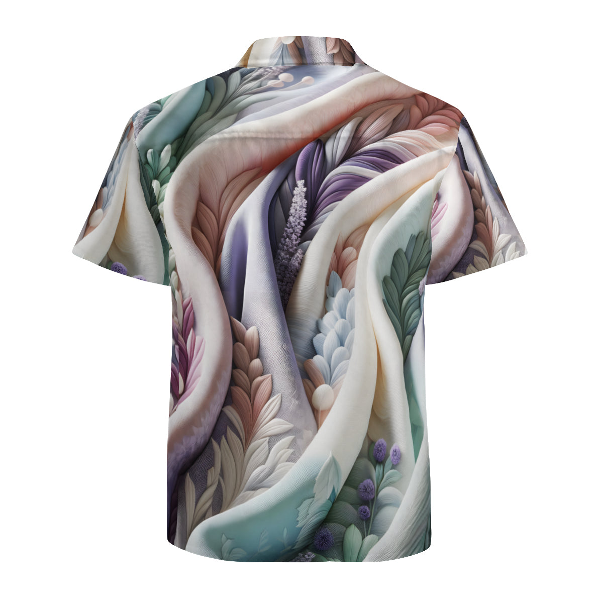 Pastels Design Short Sleeves Men's Shirt