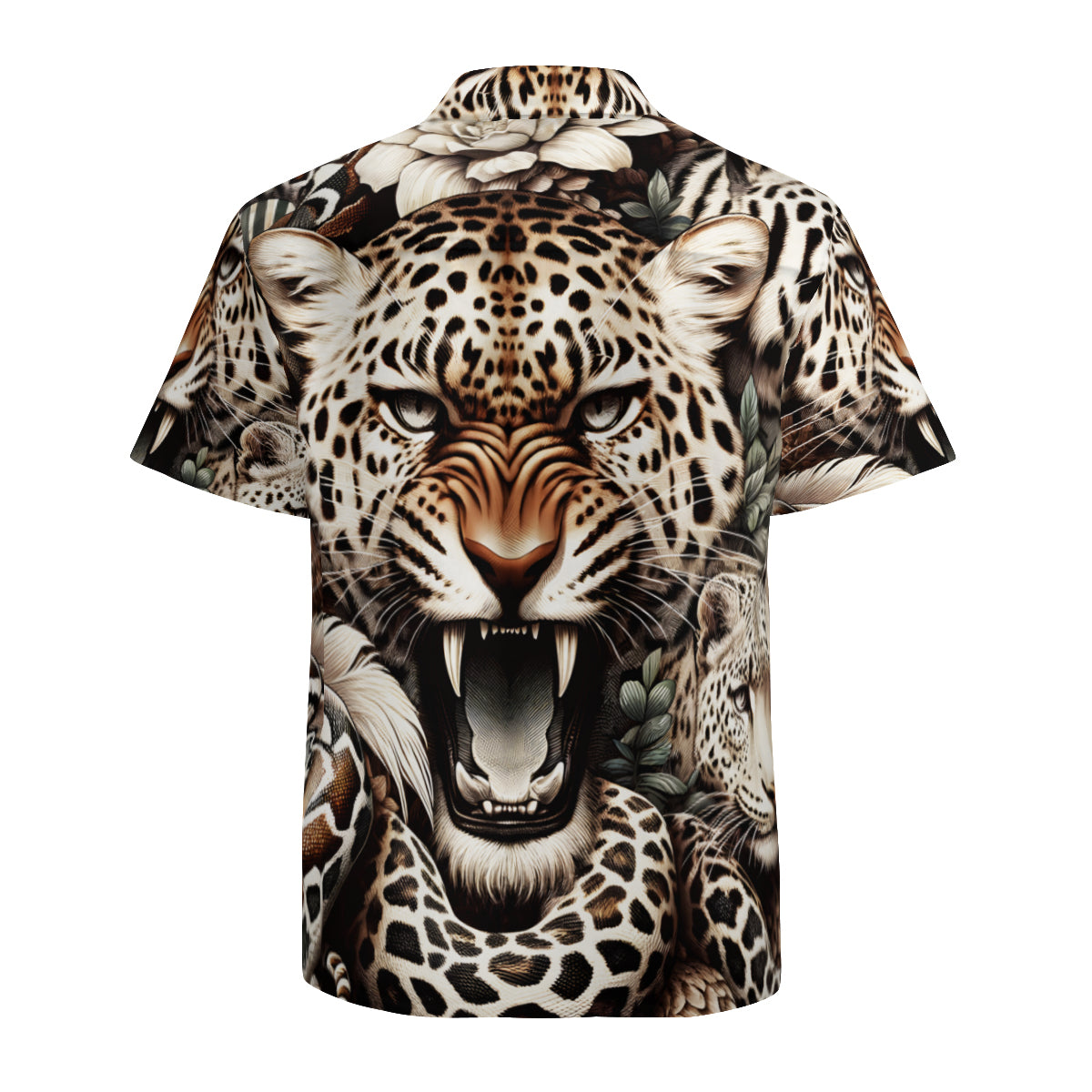 Tiger Animal Lovers Short Sleeves Men's Shirt