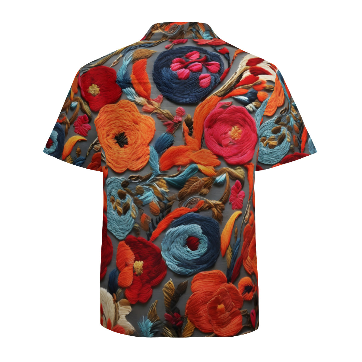 Abstract Pattern Short Sleeves Men's Shirt
