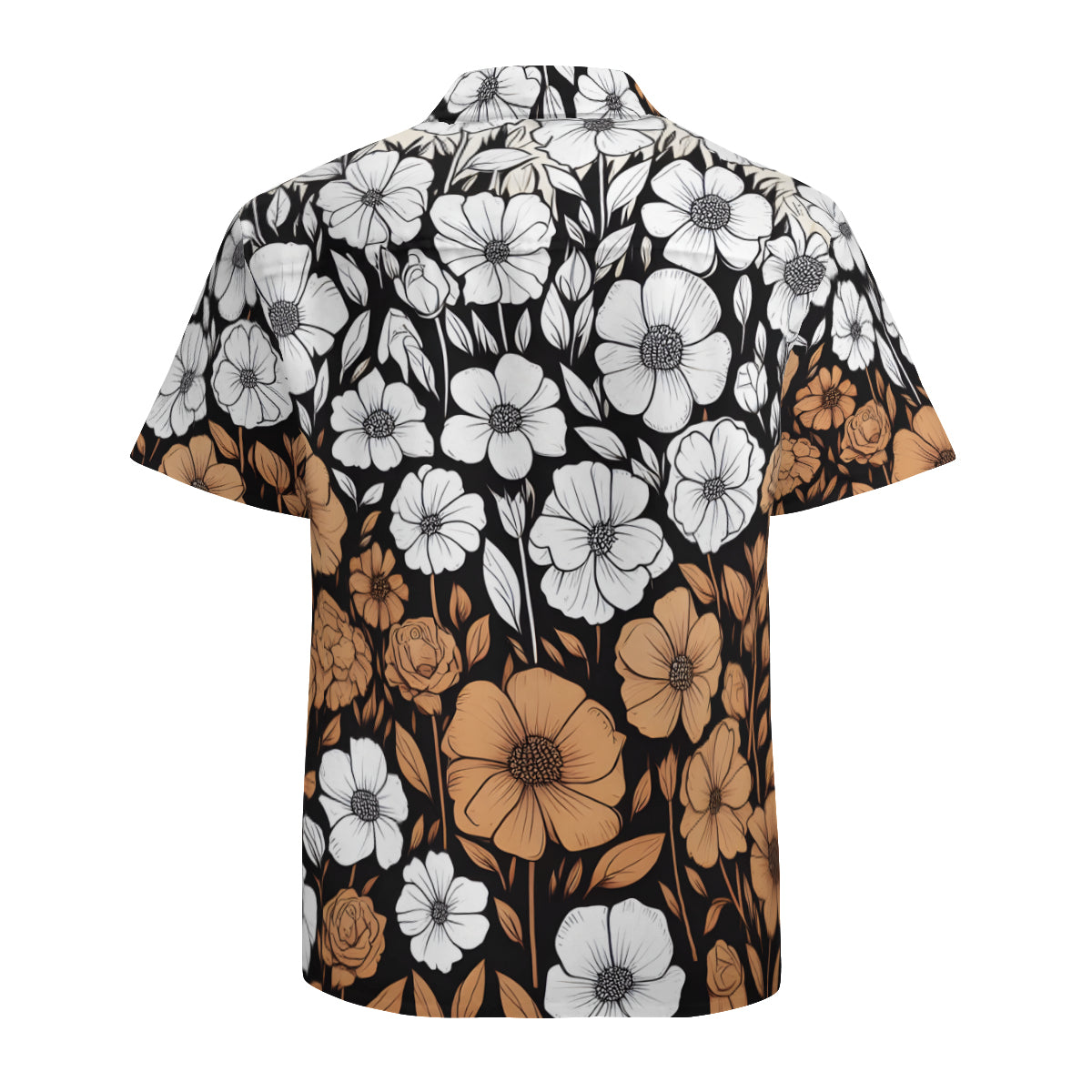 Floral Short Sleeves Men's Shirt