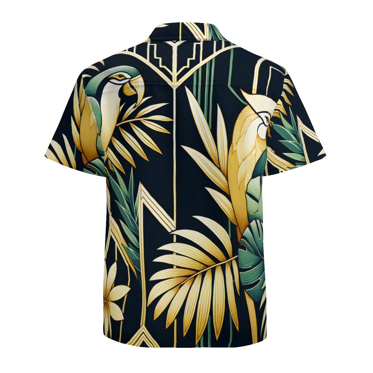Parrot Tropical Short Sleeves Men's Shirt