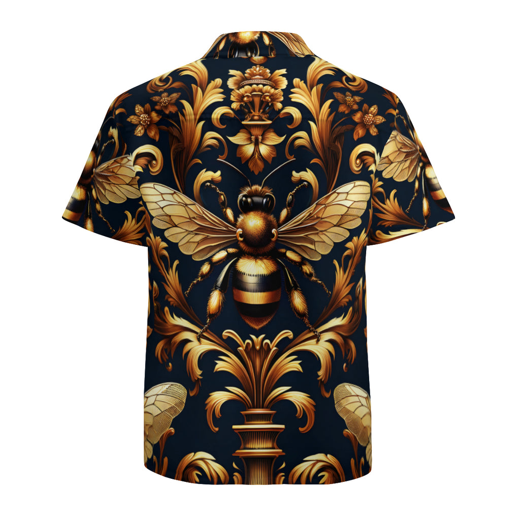 Bee Lovers Short Sleeves Men's Shirt