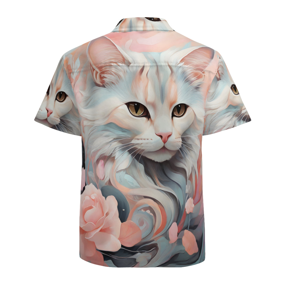 Cat Lovers Short Sleeves Men's Shirt