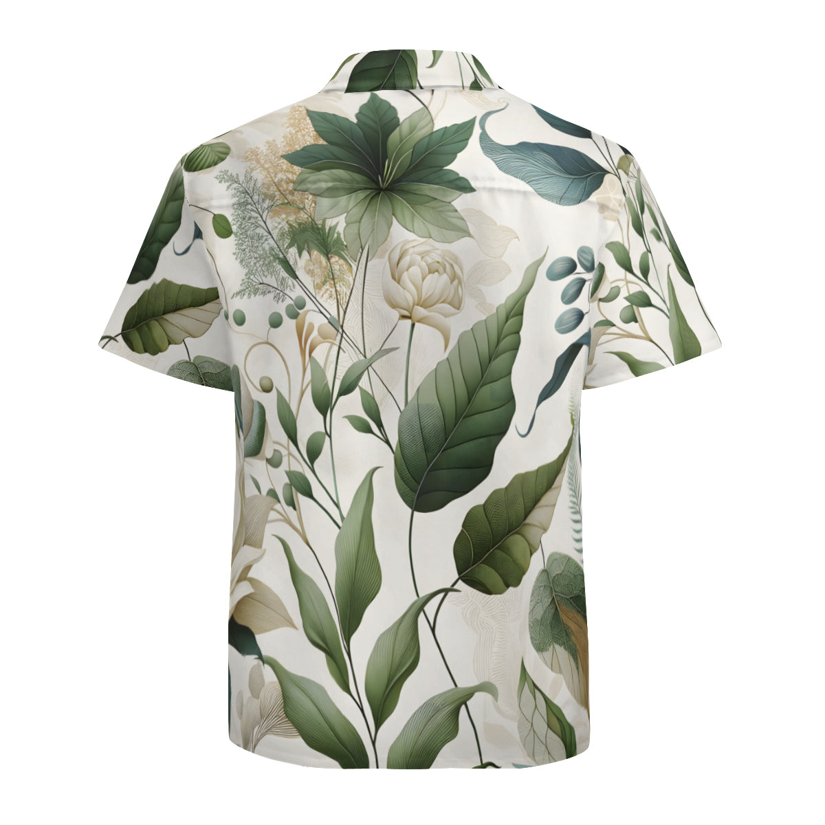 Floral Short Sleeves Men's Shirt